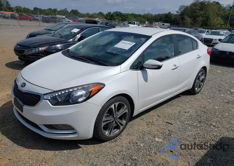 2016 Kia Forte Ex из США, поврежденный, VIN KNAFX4A84G5481396